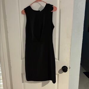 a new day Black Sleeveless Mini Dress